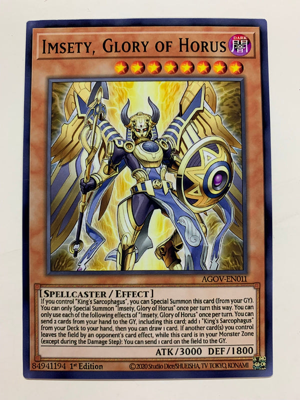 Imsety, Glory of Horus | Secret Rare | Orica PROXY