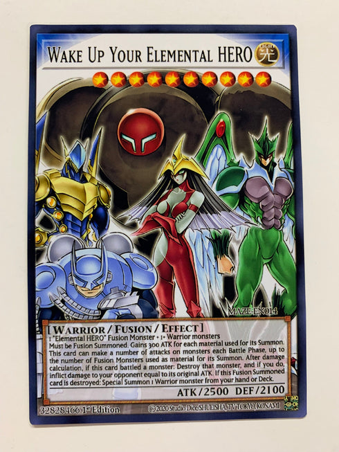 Wake Up Your Elemental HERO | Super Rare | Orica PROXY