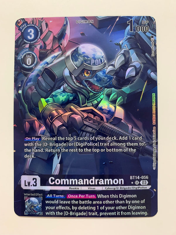 Commandramon BT14-056 (Alternate Art) | FULL HOLO | Orica PROXY