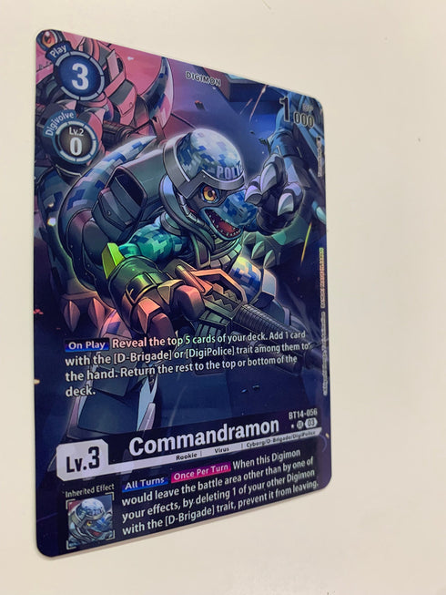 Commandramon BT14-056 (Alternate Art) | FULL HOLO | Orica PROXY