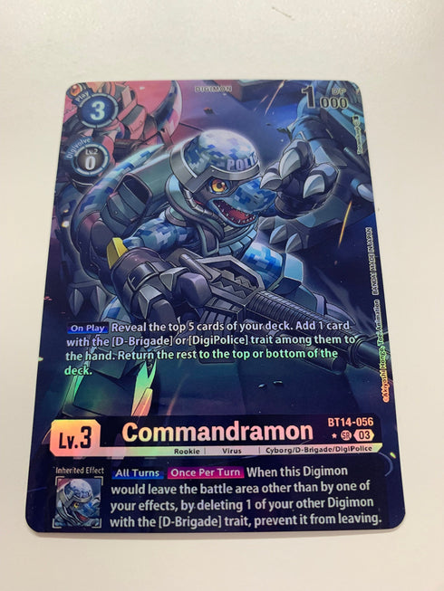 Commandramon BT14-056 (Alternate Art) | FULL HOLO | Orica PROXY