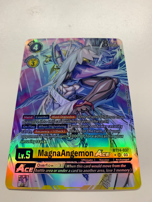 MagnaAngemon Ace BT14-037 (Alternate Art) | FULL HOLO | Orica PROXY