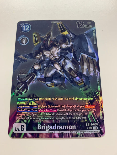 Brigadramon BT14-068 (Alternate Art) | FULL HOLO | Orica PROXY