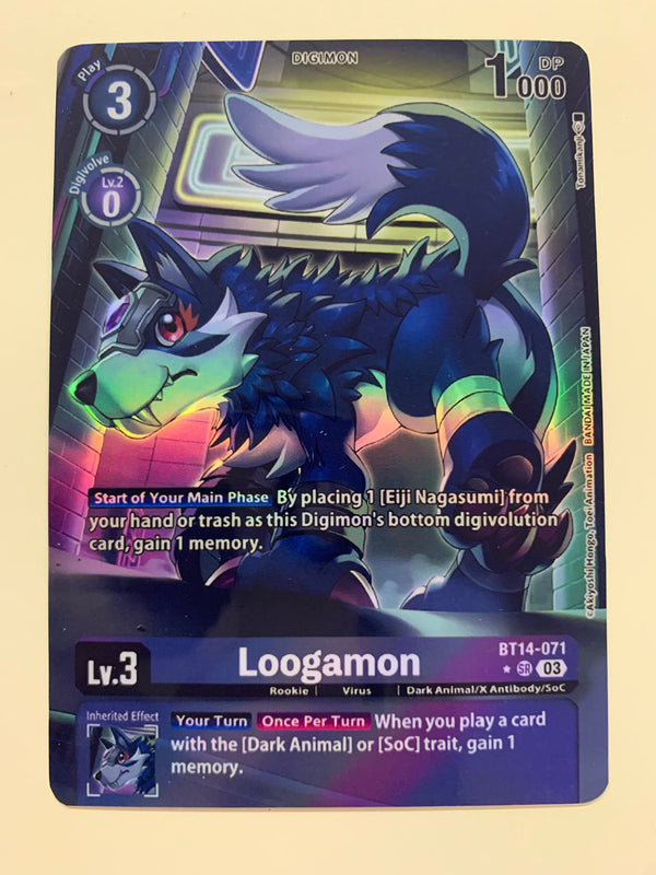 Loogamon BT14-071 (Alternate Art) | FULL HOLO | Orica PROXY