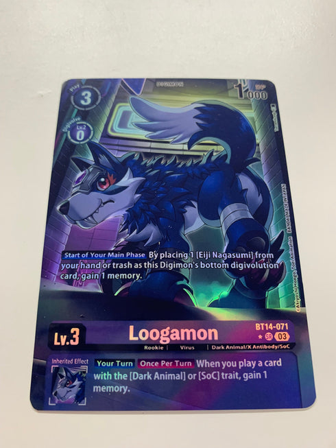 Loogamon BT14-071 (Alternate Art) | FULL HOLO | Orica PROXY