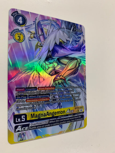 MagnaAngemon Ace BT14-037 (Alternate Art) | FULL HOLO | Orica PROXY