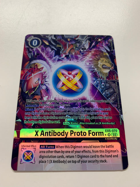 XAntibody Proto Form EX5-070 (Alternate Art) | FULL HOLO | Orica PROXY