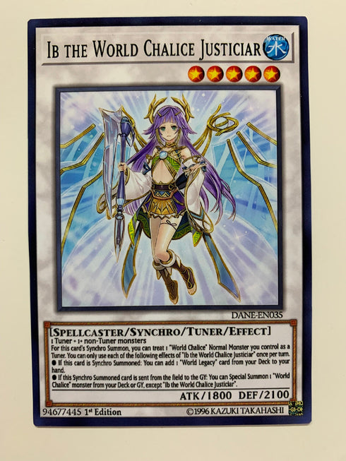 Ib the World Chalice Justiciar | Secret Rare | Orica PROXY