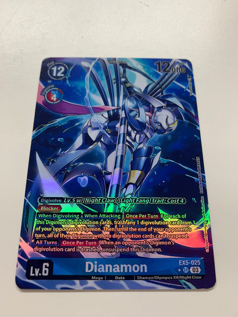 Dianamon EX5-025 (Alternate Art) | FULL HOLO | Orica PROXY