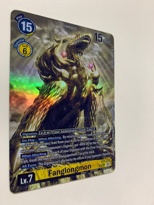 Fanglongmon EX5-074 (Alternate Art) | FULL HOLO | Orica PROXY
