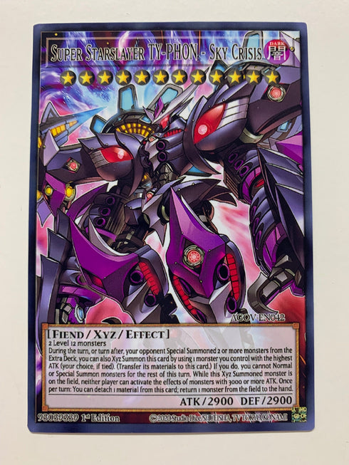 Super Starslayer TY-PHON - Sky Crisis | Super Rare | Orica PROXY