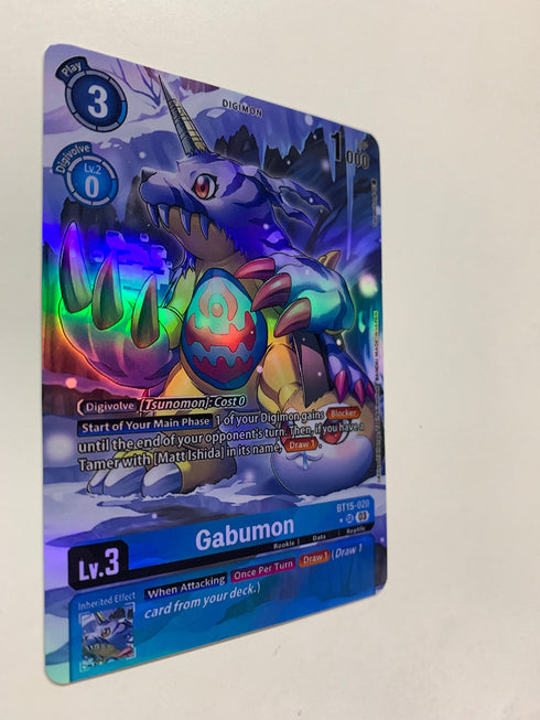 Gabumon BT15-020 (Alternate Art) | FULL HOLO | Orica PROXY