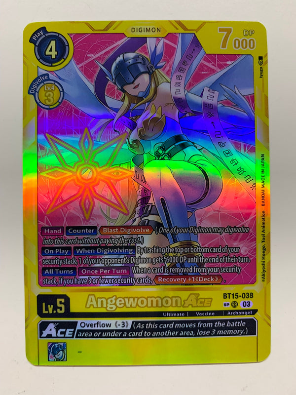 Angewomon Ace BT15-038 (Alternate Art) | FULL HOLO | Orica PROXY