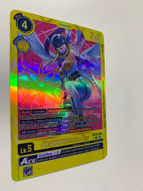 Angewomon Ace BT15-038 (Alternate Art) | FULL HOLO | Orica PROXY