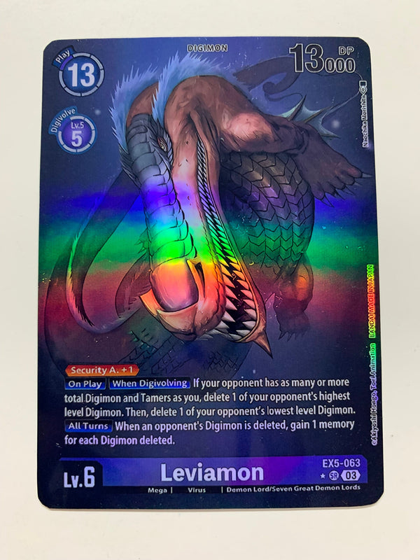 Leviamon EX5-063 (Alternate Art) | FULL HOLO | Orica PROXY