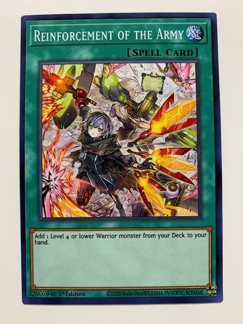 Reinforcement of the Army (Alternate Art) | Super Rare | Orica PROXY