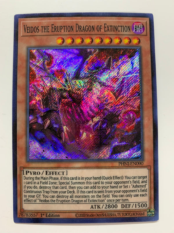 Veidos the Eruption Dragon of Extinction | Secret Rare | Orica PROXY