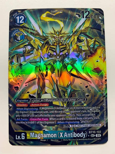 Magnamon (XAntibody) BT16-102 (Alternate Art) | FULL HOLO | Orica PROXY