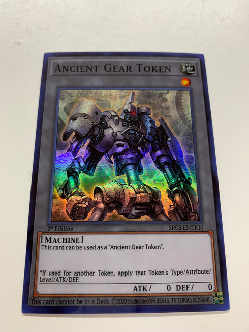 Ancient Gear Token | Super Rare | Orica PROXY