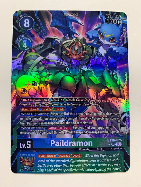 Paildramon BT16-025 (Alternate Art) | FULL HOLO | Orica PROXY