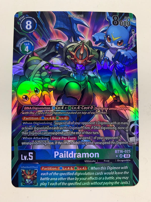 Paildramon BT16-025 (Alternate Art) | FULL HOLO | Orica PROXY