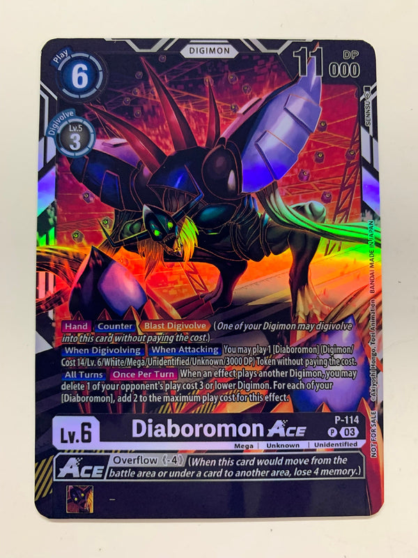 Diaboromon Ace P114 | FULL HOLO | Orica PROXY