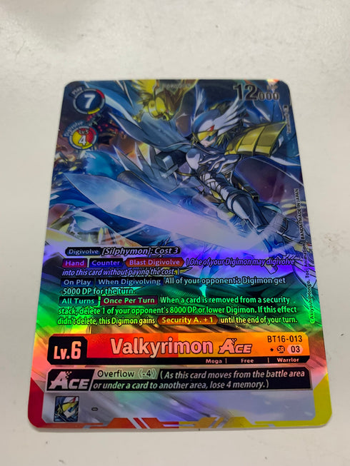 Valkyrimon Ace BT16-013 (Alternate Art) | FULL HOLO | Orica PROXY