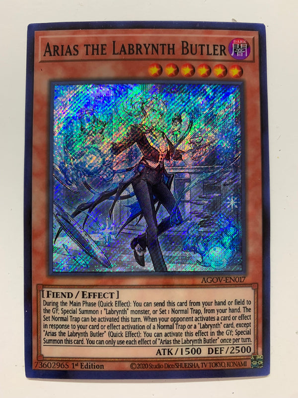 Arias the Labrynth Butler | Secret Rare | Orica PROXY