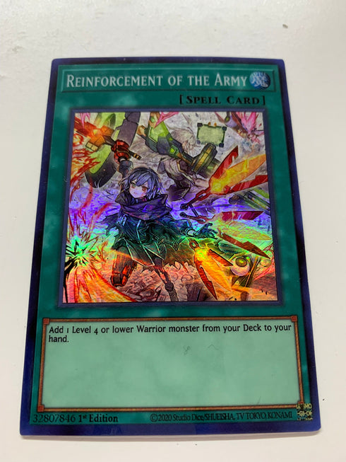 Reinforcement of the Army (Alternate Art) | Super Rare | Orica PROXY