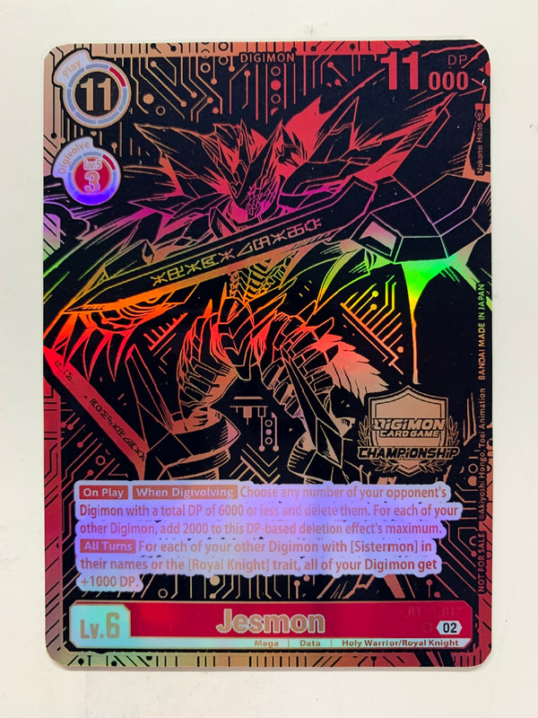Jesmon BT13-017 (Alternate Art) | FULL HOLO | Orica PROXY
