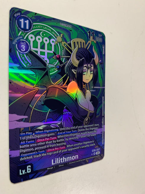 Lilithmon EX6-057 (Alternate Art) | FULL HOLO | Orica PROXY
