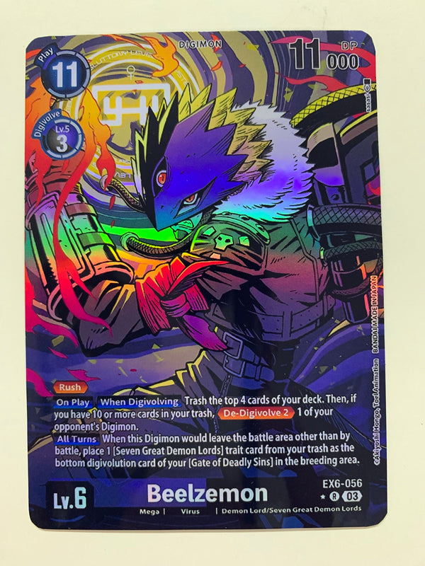 Beelzemon EX6-056 (Alternate Art) | FULL HOLO | Orica PROXY