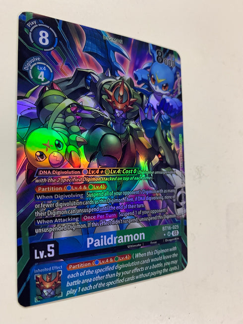 Paildramon BT16-025 (Alternate Art) | FULL HOLO | Orica PROXY