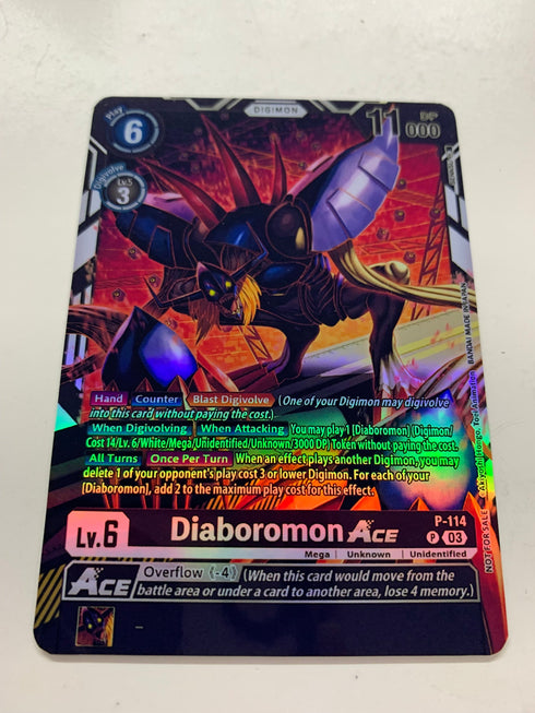 Diaboromon Ace P114 | FULL HOLO | Orica PROXY