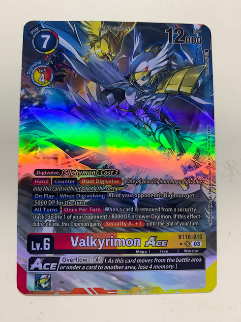 Valkyrimon Ace BT16-013 (Alternate Art) | FULL HOLO | Orica PROXY