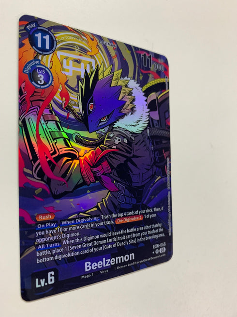 Beelzemon EX6-056 (Alternate Art) | FULL HOLO | Orica PROXY