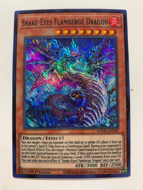 Snake-Eyes Flamberge Dragon | Secret Rare | Orica PROXY