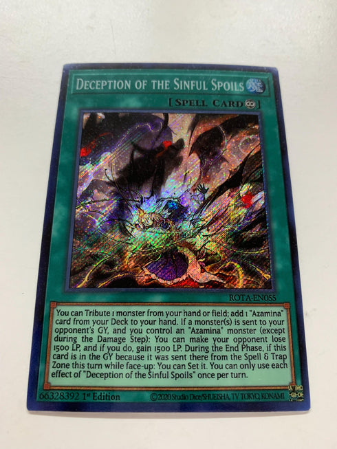 Deception of the Sinful Spoils | Secret Rare | Orica PROXY