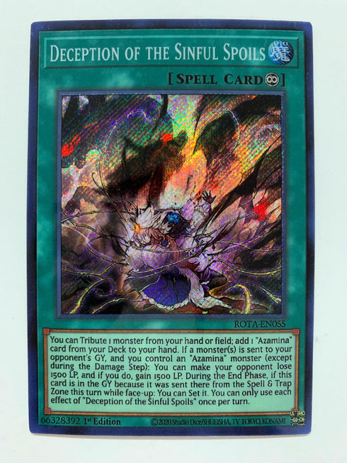 Deception of the Sinful Spoils | Secret Rare | Orica PROXY