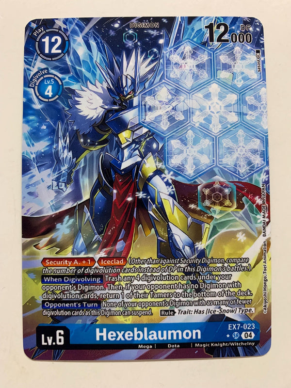 Hexeblaumon EX7-023 (Alternate Art) | FULL HOLO | Orica PROXY