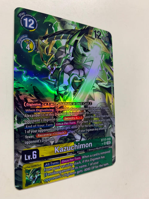 Kazuchimon BT17-040 (Alternate Art) | FULL HOLO | Orica PROXY