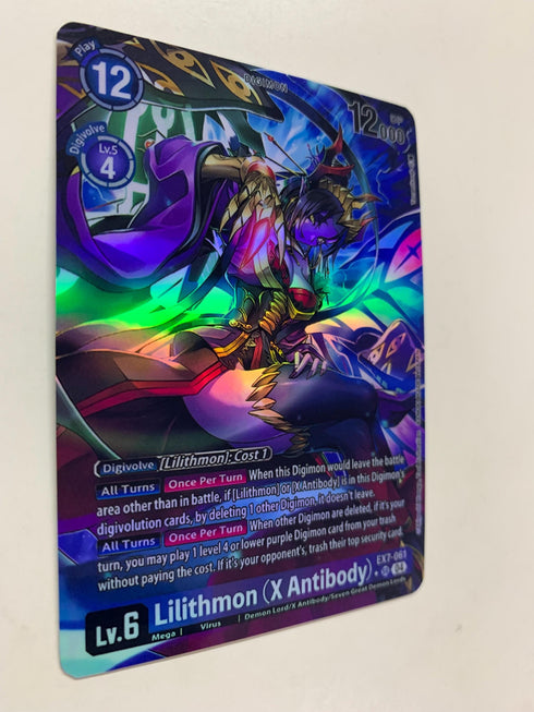 Lilithmon (X Antibody) EX7-061 (Alternate Art) | FULL HOLO | Orica PROXY