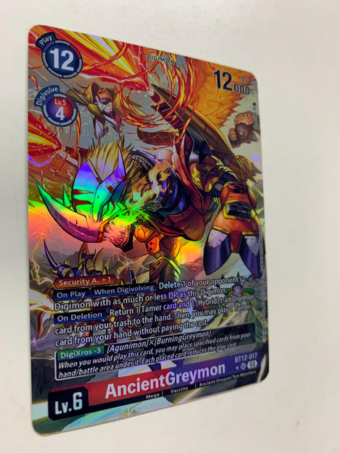 AncientGreymon BT17-017 (Alternate Art) | FULL HOLO | Orica PROXY