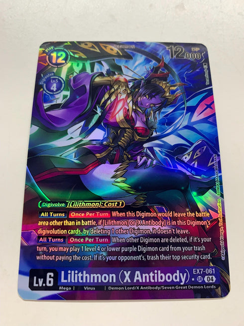 Lilithmon (X Antibody) EX7-061 (Alternate Art) | FULL HOLO | Orica PROXY