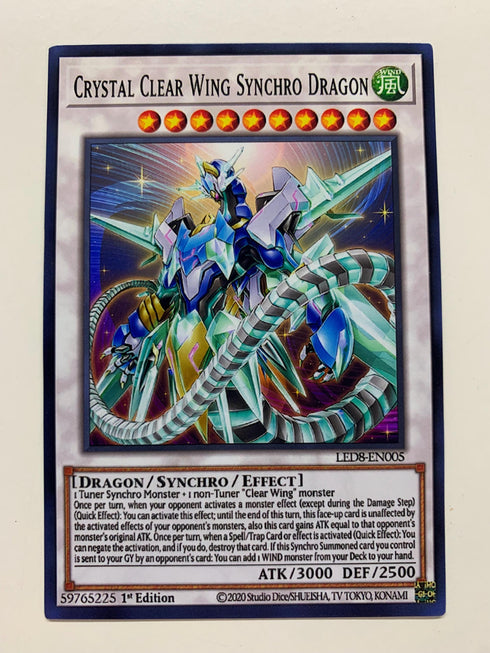 Crystal Clear Wing Synchro Dragon | Super Rare | Orica PROXY