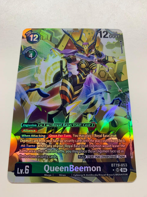 QueenBeemon BT19-053 (Alternate Art) | FULL HOLO | Orica PROXY