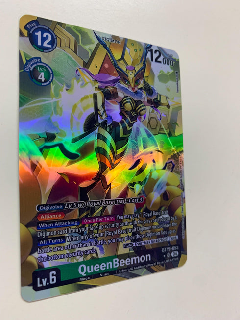 QueenBeemon BT19-053 (Alternate Art) | FULL HOLO | Orica PROXY