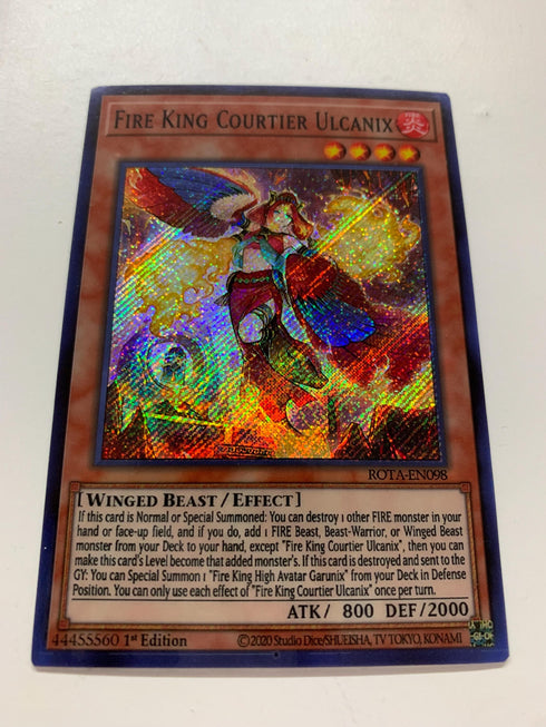 Fire King Courtier Ulcanix | Secret Rare | Orica PROXY