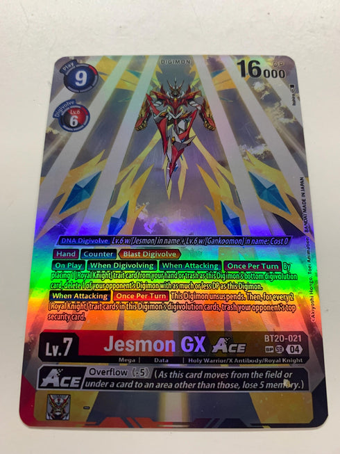 Jesmon Gx Ace BT20-021 (Alternate Art) | FULL HOLO | Orica PROXY