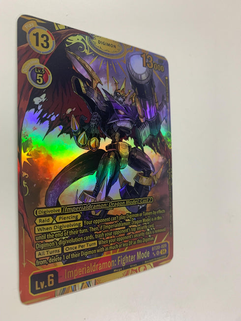 Imperialdramon: Fighter Mode BT20-020 (Alternate Art) | FULL HOLO | Orica PROXY
